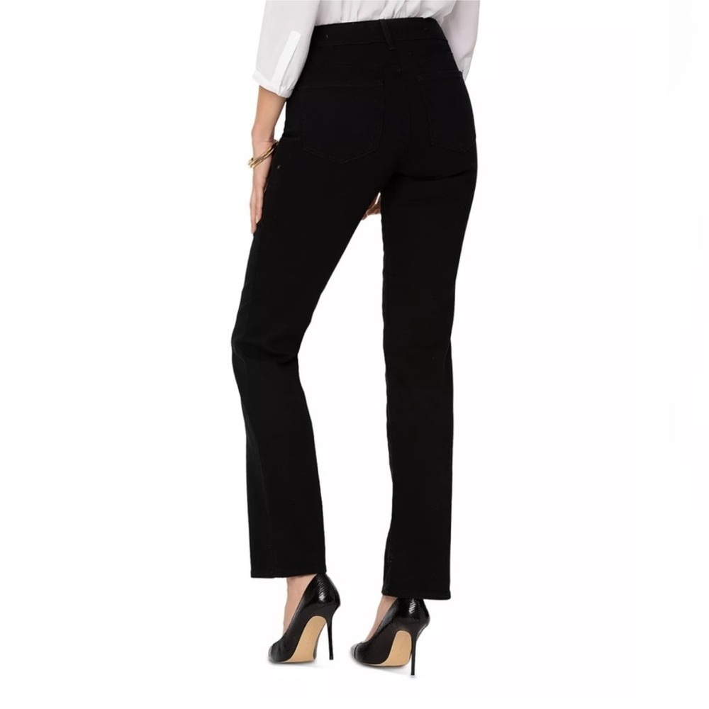 NYDJ Lift Tuck Soft High Rise Marilyn Straight Jeans Size 18 W Black - Picture 2 of 13